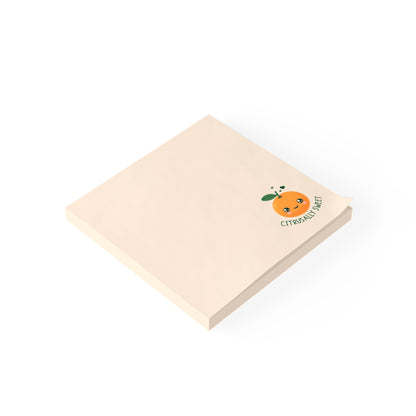 Citrusally Cute - Cute Orange with Hearts Post-it® Note Pad